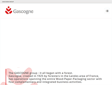 Tablet Screenshot of groupe-gascogne.com